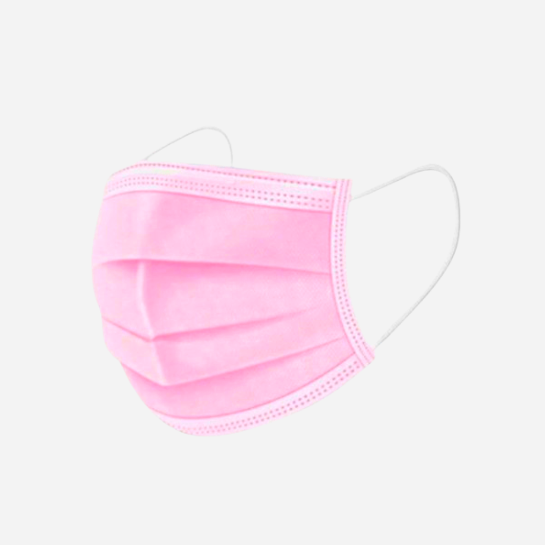 Mascarilla Higiénica Rosa 3 Capas