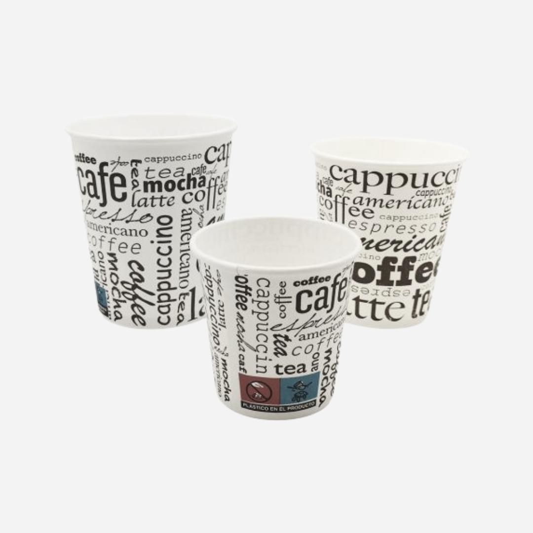 Vasos Café Cartón 4 OZ