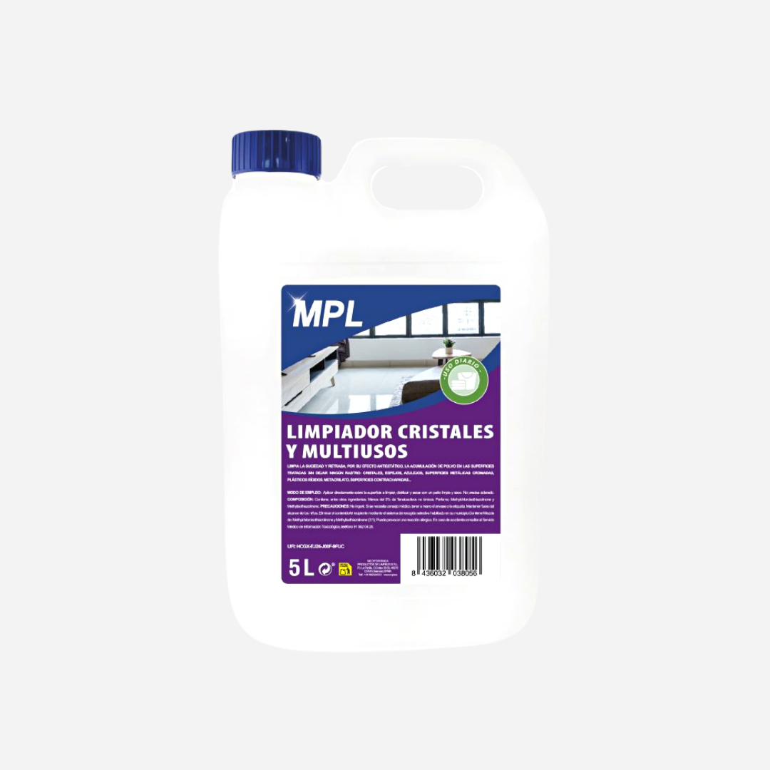 Limpiador Cristales y Multiusos MPL 5L.