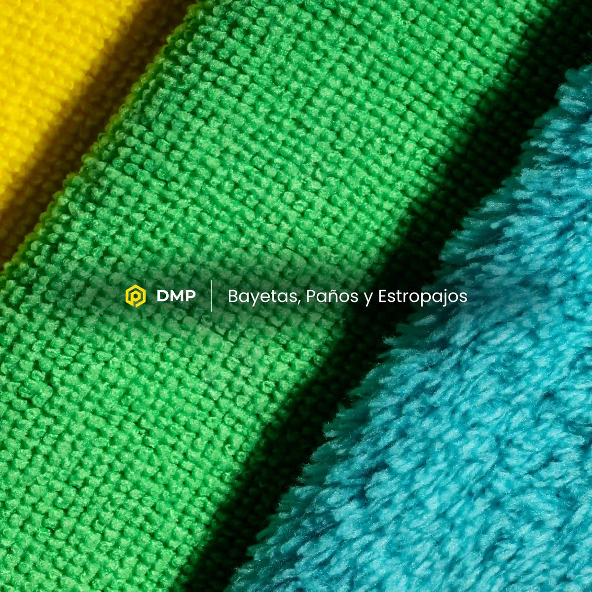 Diferentes bayetas, paños y estropajos de limpieza con distintas texturas y materiales disponibles en Gran Canaria.