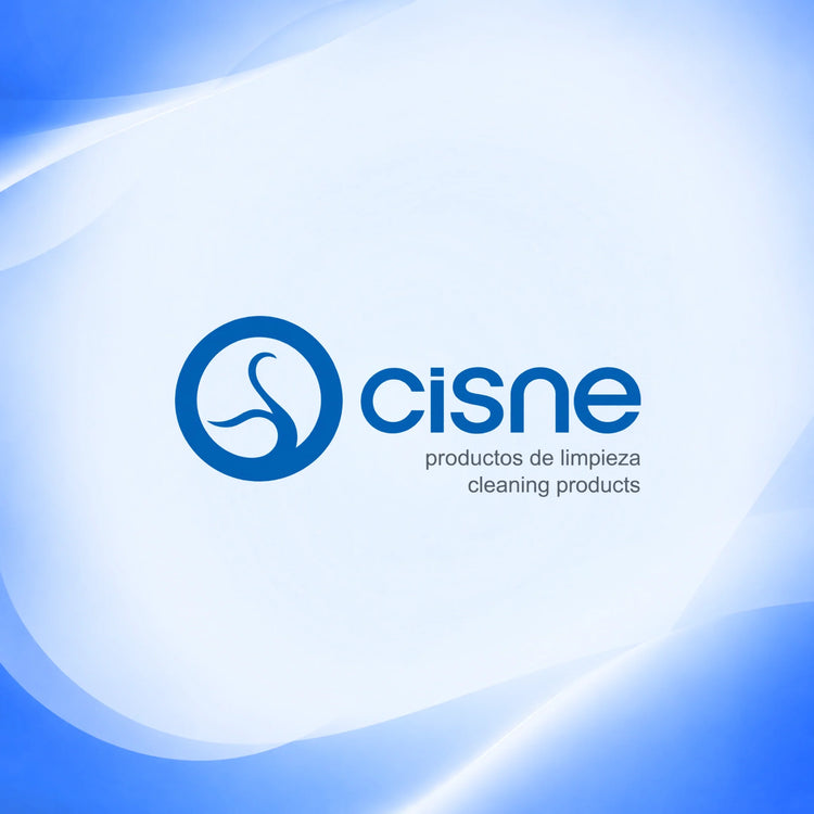 Logotipo de Cisne, marca de cubos, recogedores y otros útiles de limpieza disponible en DMP en Gran Canaria.