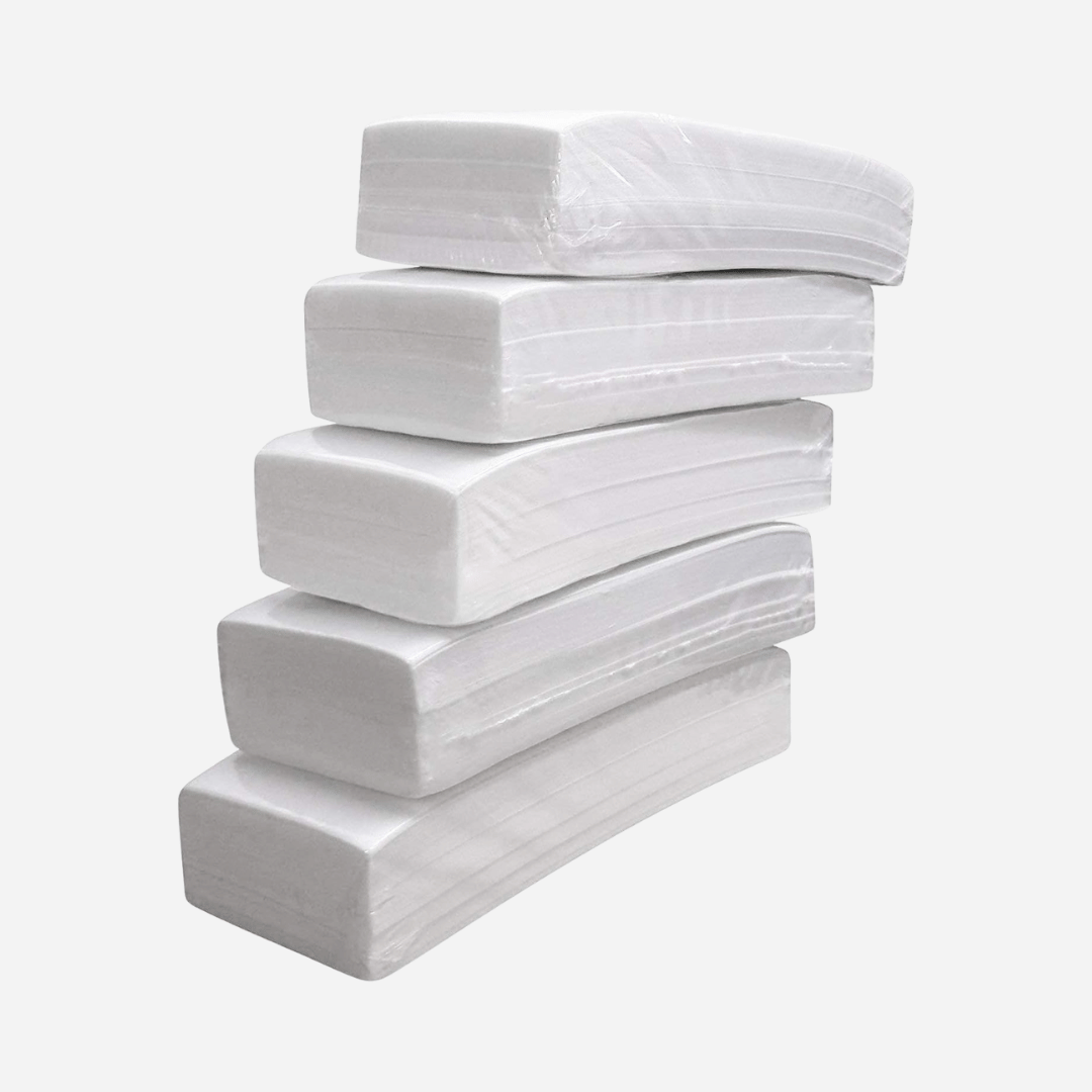 Paquete de 100 bandas de depilación 23 x 7,5 cm de tela sin tejer para centros de estética en Gran Canaria