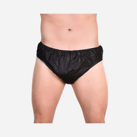 Slip Caballero Negro Polipropileno Desechable