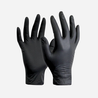 Guantes Látex Negros