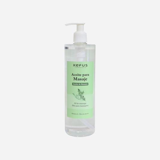 Aceite de Romero para Masajes 500ML Kefus de uso profesional en Gran Canaria