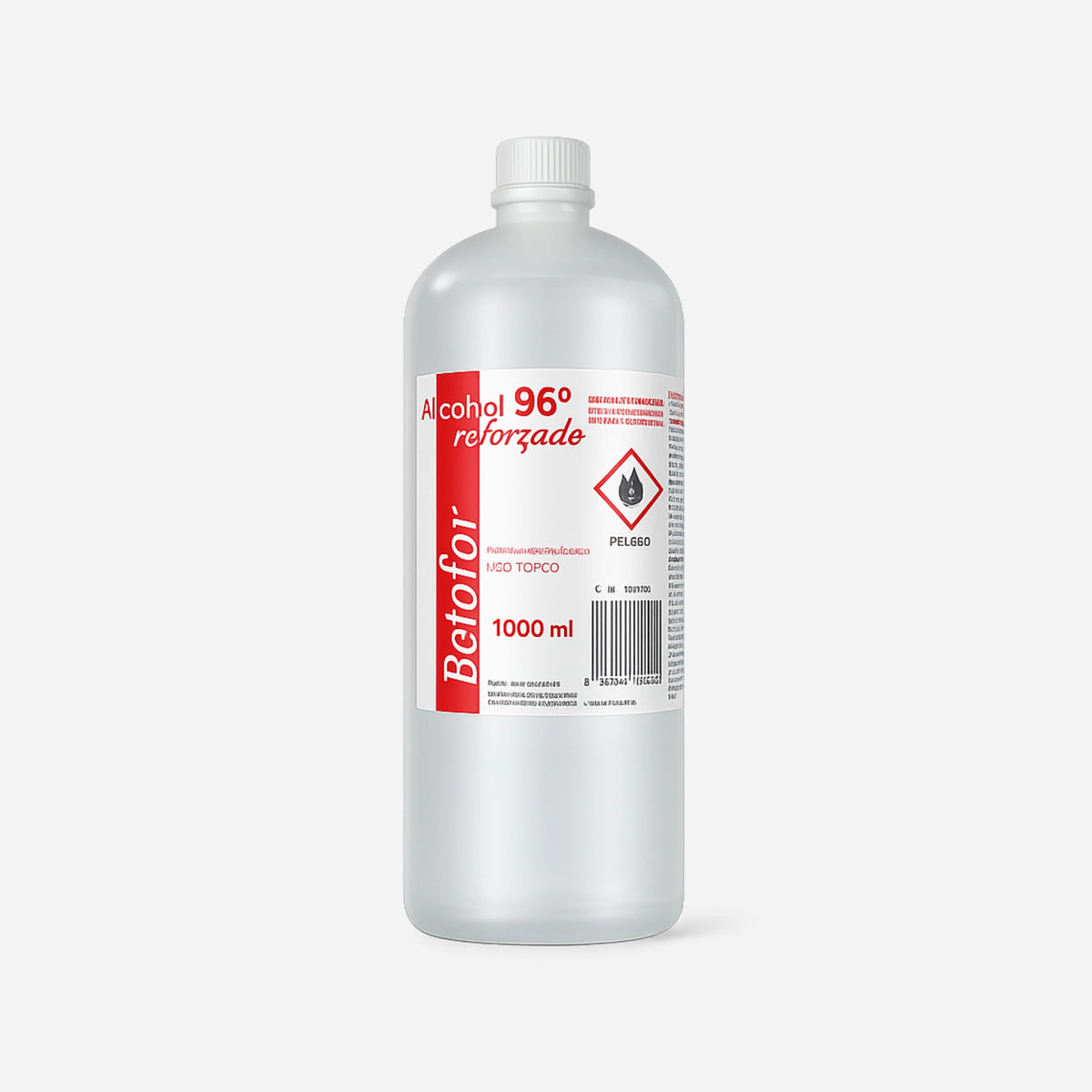 Botella de Alcohol 96º 1L Sanitario y Antiséptico Betafar para la limpieza y antisepsia de piel sana