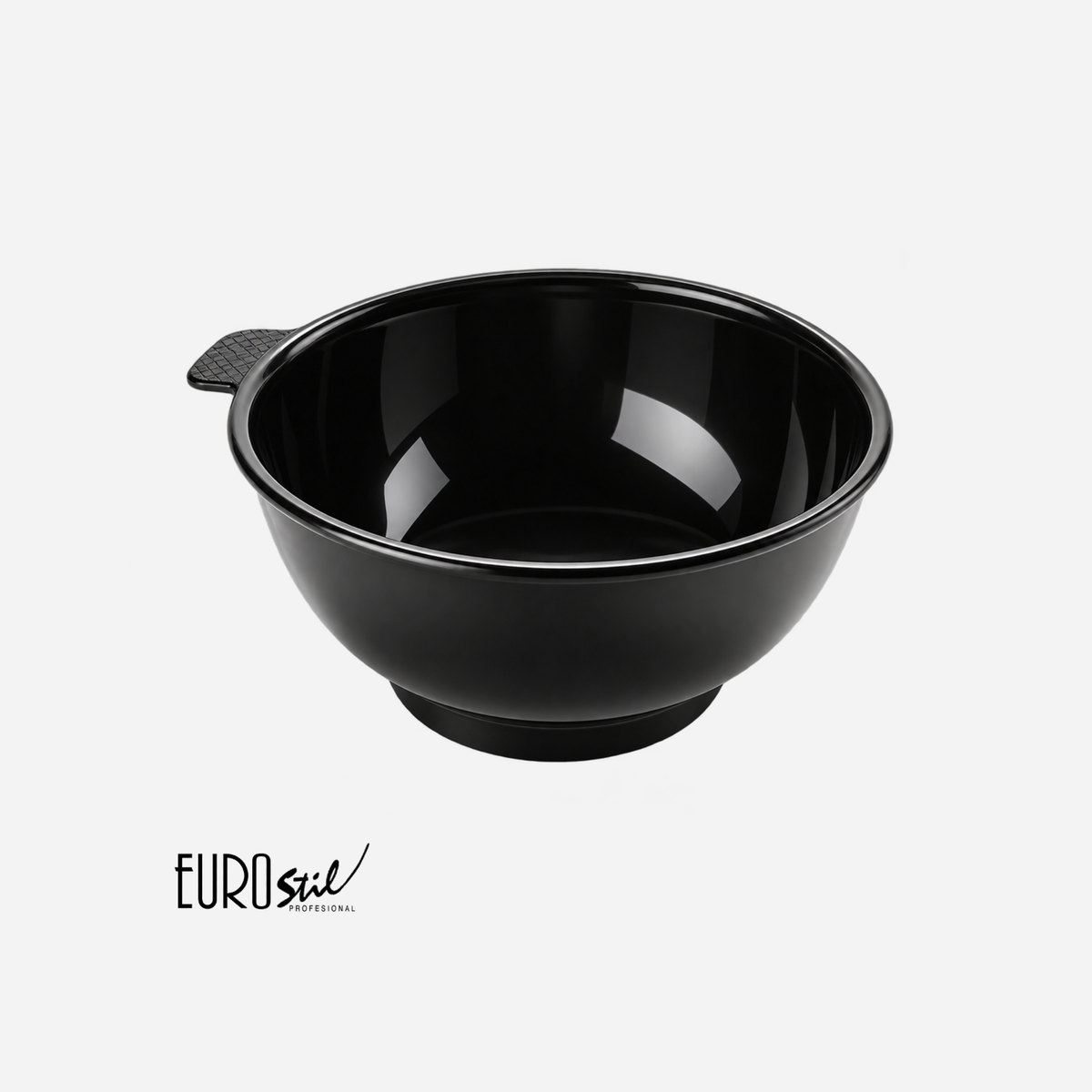Bol negro Eurostil para mezclar tinte de pelo y productos de peluquería profesional en Gran Canaria