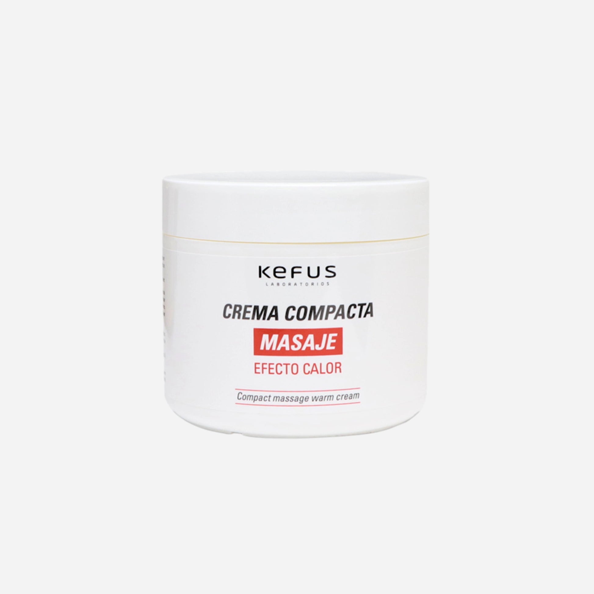 Crema Efecto Calor para Masajes 500ML Kefus de uso profesional en Gran Canaria