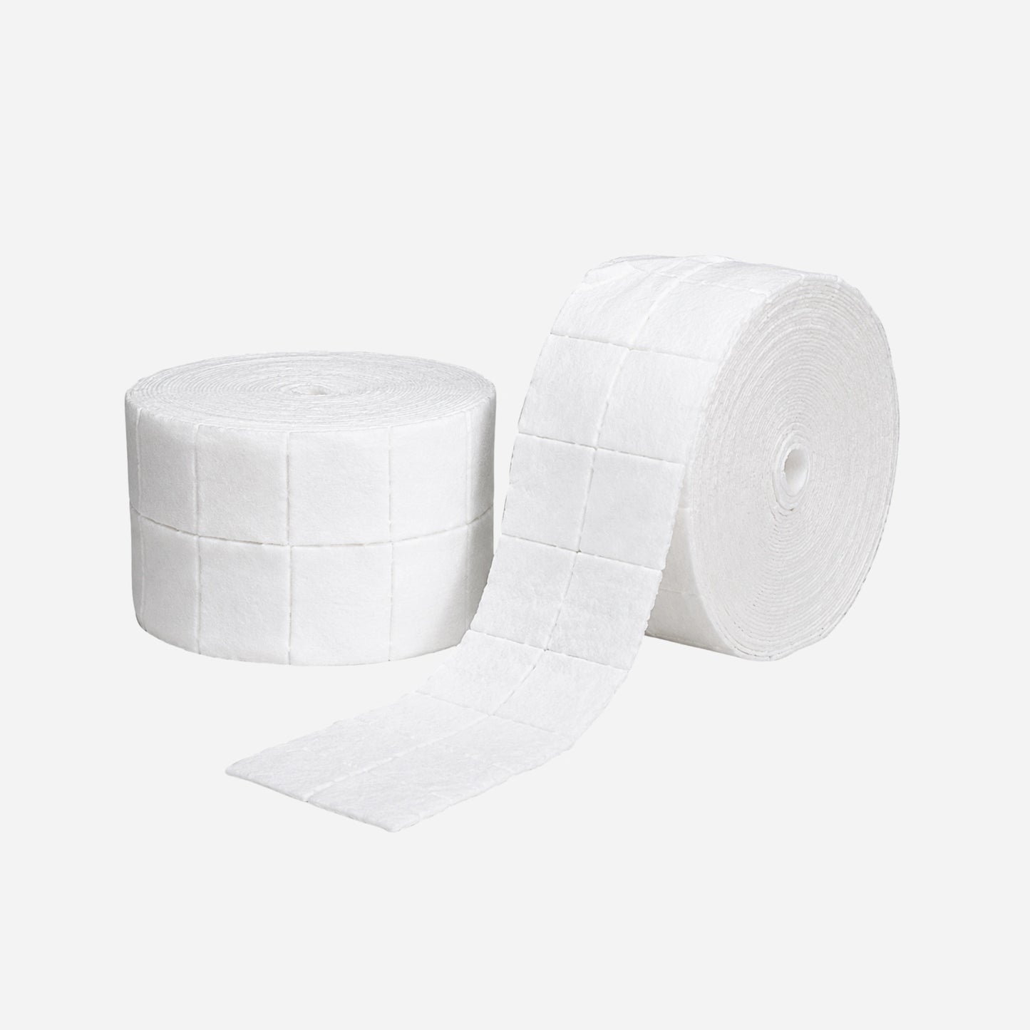 Pack de 1.000 cuadritos de celulosa para uñas con dos rollos precortados de 500 unidades en Gran Canaria