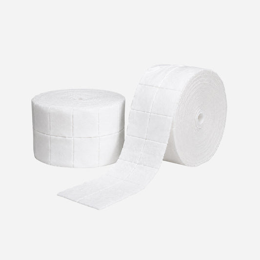 Pack de 1.000 cuadritos de celulosa para uñas con dos rollos precortados de 500 unidades en Gran Canaria