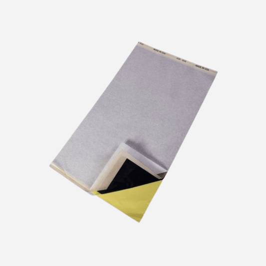 Detalle de las capas del Papel Hectográfico Spirit A3 Classic Thermal 14 para transfer de tatuajes en Gran Canaria