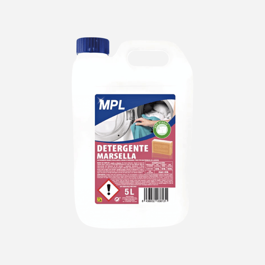 Detergente Marsella 5L MPL a base de jabón natural para lavado de ropa en Gran Canaria