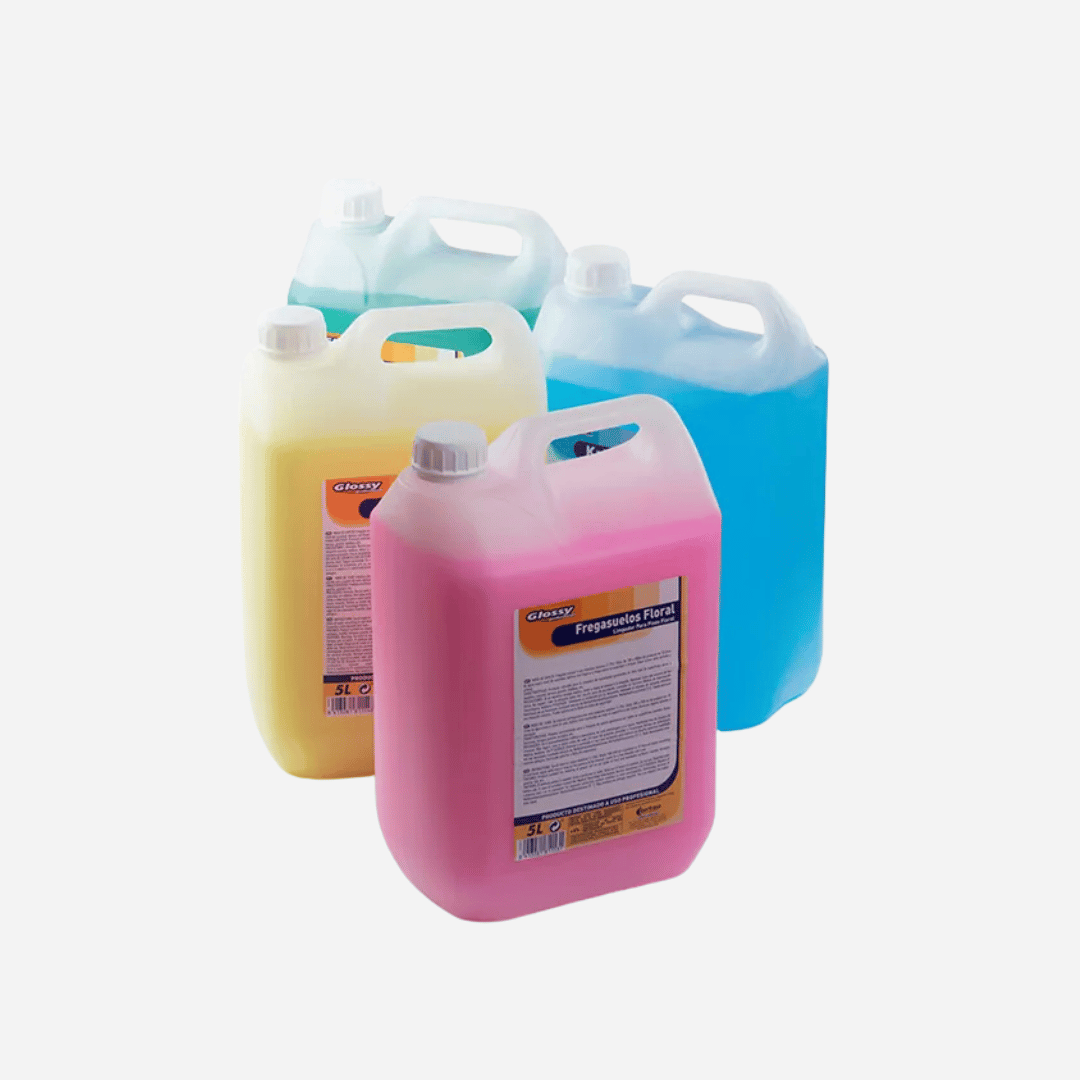 Fregasuelos 5 Litros Glossy con aromas floral, cítrico y lavanda disponible en Gran Canaria