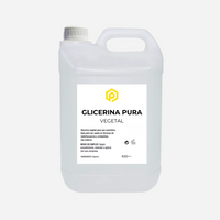 Garrafa de glicerina vegetal líquida 5L de alta pureza, disponible en Gran Canaria