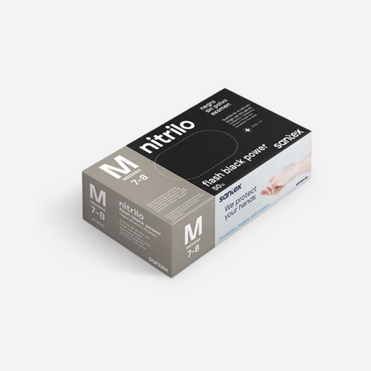 Caja de 50 guantes nitrilo diamantado en Gran Canaria para mecánicos, talleres o industria.