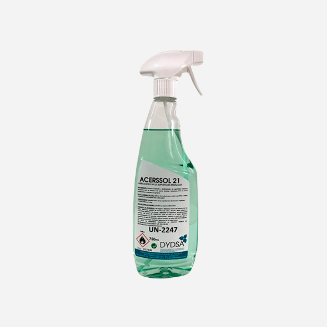 Limpiador de acero inoxidable 750ML ACERSOL 21 para brillo y protección profesional en Gran Canaria