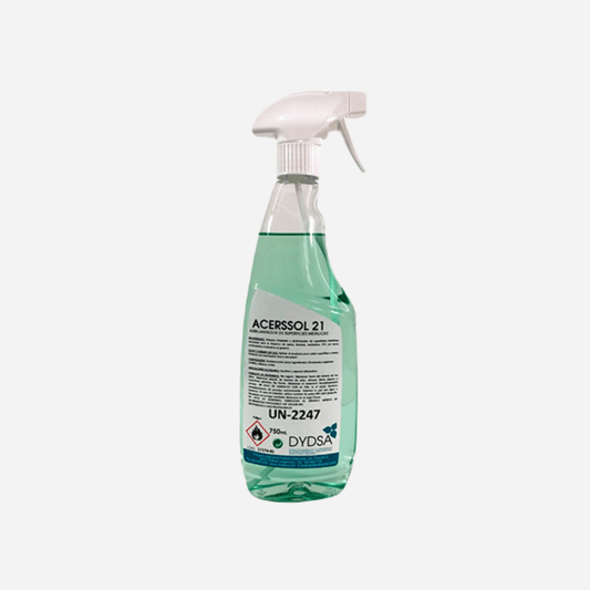 Limpiador de acero inoxidable 750ML ACERSOL 21 para brillo y protección profesional en Gran Canaria