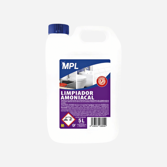 Limpiador Amoniacal MPL 5L concentrado con aroma a limón para limpieza profesional en Gran Canaria