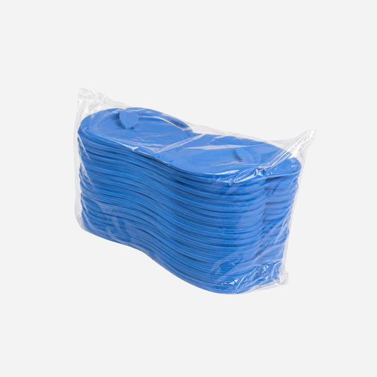 Paquete retractilado de 12 pares de chanclas desechables para pedicura y SPA, formato profesional de 24 unidades en Gran Canaria