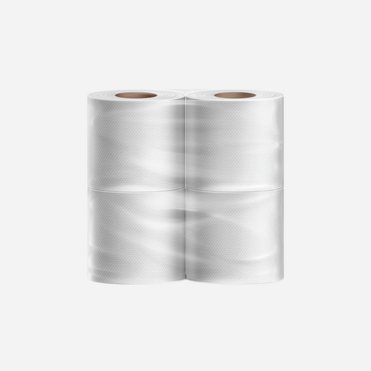 Paquete de 8 rollos de papel higiénico doméstico en Gran Canaria, 35 metros y 300 servicios, 100% celulosa