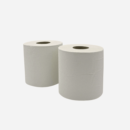 Papel secamanos barato 2 capas reciclado pack 2 rollos 150 metros en Gran Canaria