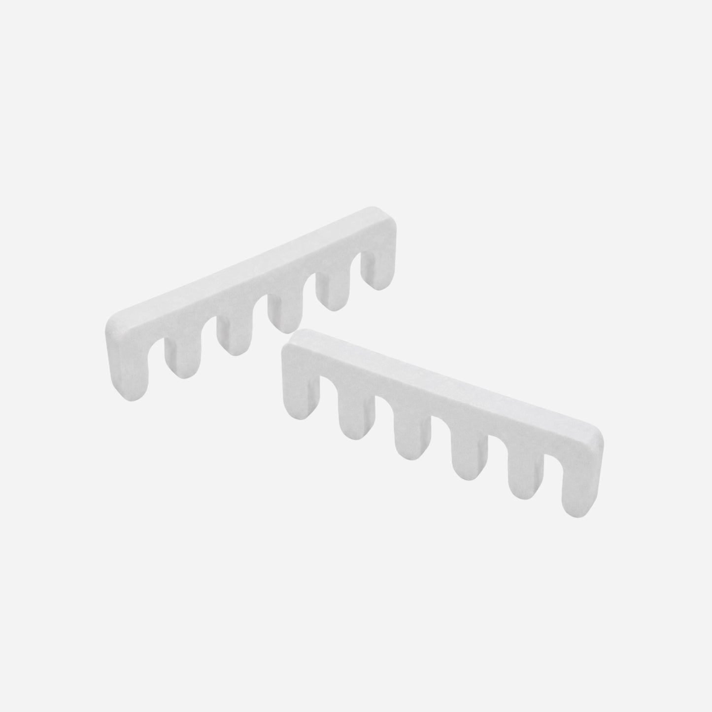 Dos separadores de dedos para pedicura Pack 50 disponibles para uso profesional en Gran Canaria