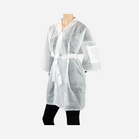 Bata Kimono Blanco Desechable