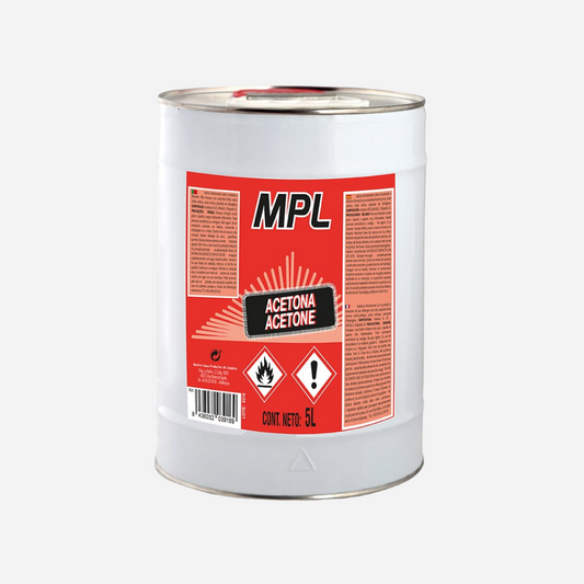 Acetona MPL 5L. Profesional Talleres