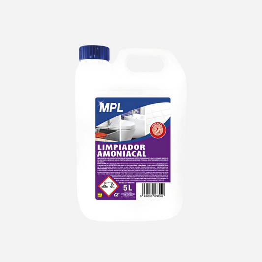 Limpiador Amoniacal MPL 5L concentrado con aroma a limón para limpieza profesional en Gran Canaria
