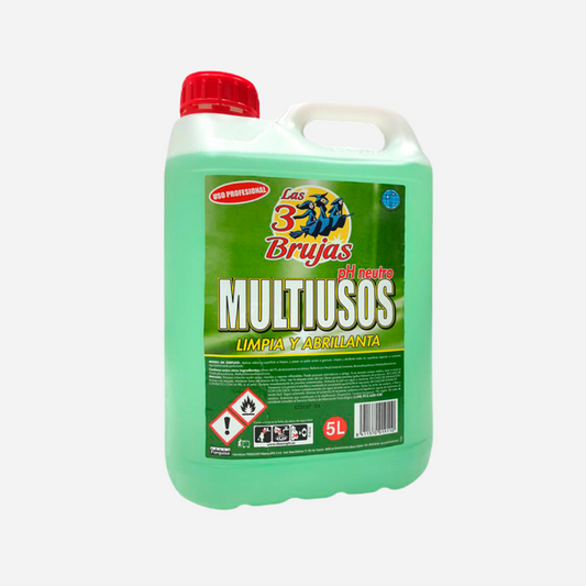 Multiusos Las 3 Brujas 5L perfumado y profesional para todas las superficies en Gran Canaria